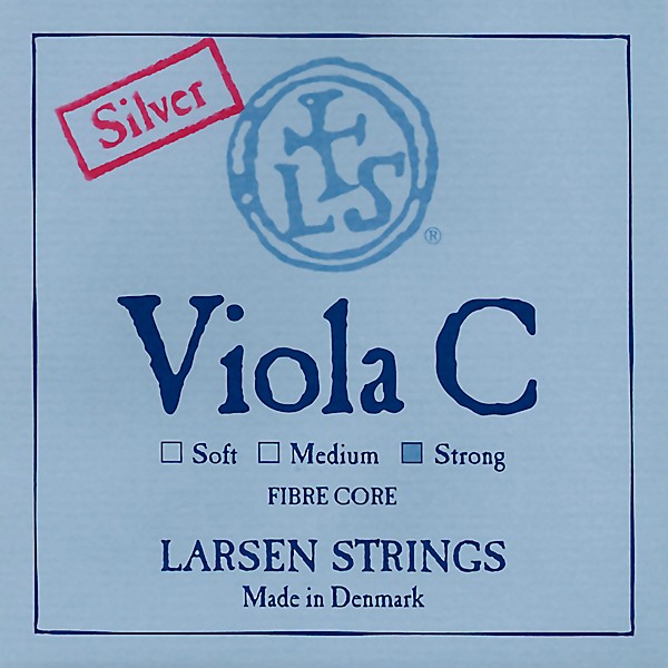 Larsen Strings Original Viola C String 15 to 16-1/2 in., Heavy Silver, Ball End