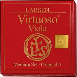 Larsen Strings Virtuoso... Larsen Strings Virtuoso Soloist Viola String Set 15 to 16-1/2 in., Medium Multiple Wound, Ball End