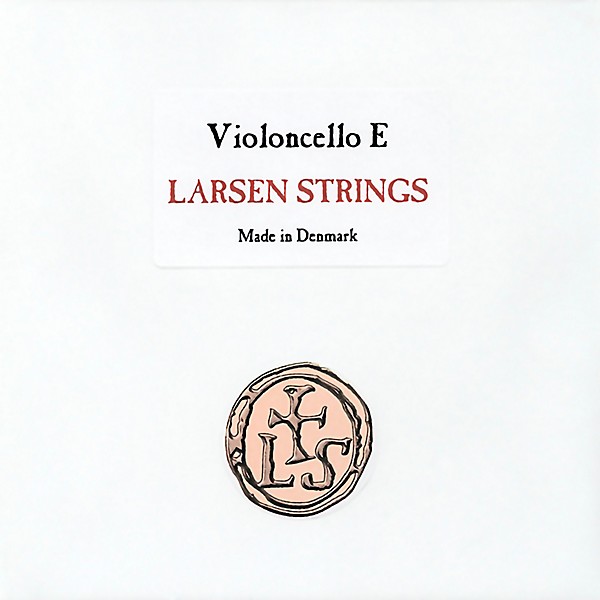 Larsen Strings Original Cello E String 4/4 Size, Medium Aluminum, Ball End