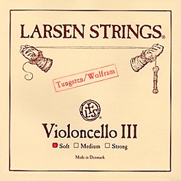 Larsen Strings Original Cello G String 4/4 Size,... Larsen Strings Original Cello G String 4/4 Size, Light Tungsten, Ball End