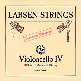 Larsen Strings Original Cello C String 1/8 Size,... Larsen Strings Original Cello C String 4/4 Size, Light Tungsten, Ball End