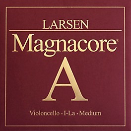 Larsen Strings Magnacore Cello A String 4/4 Size,... Larsen Strings Magnacore Cello A String 4/4 Size, Medium Steel, Ball End