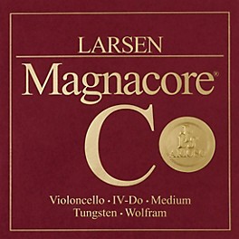 Larsen Strings Magnacore Arioso Cello C String 4/4 Size, Medium Tungsten, Ball End