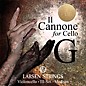 Larsen Strings Il Cannone Warm and Broad Cello G String 4/4 Tungsten, Ball End thumbnail