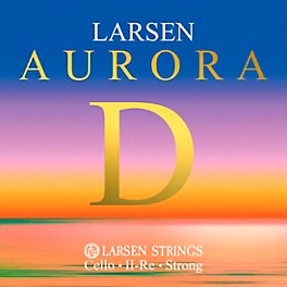 Larsen Strings Aurora Cello D String 1/16 Size, Medium Larsen Strings Aurora Cello D String 4/4 Size, Heavy