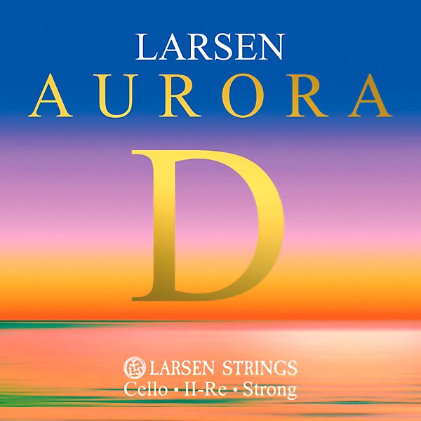 Larsen Strings Aurora Cello D String 4/4 Size, Heavy