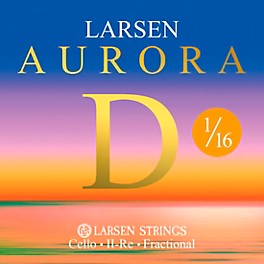 Larsen Strings Aurora Cello D String 1/16 Size, Medium Larsen Strings Aurora Cello D String 1/16 Size, Medium