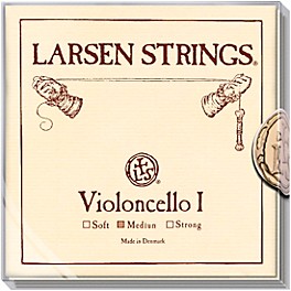 Larsen Strings Original Cello String Set 4/4 Size, Heavy Larsen Strings Original Cello String Set 4/4 Size, Medium