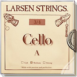 Larsen Strings Original Cello String Set 3/4 Size, Medium