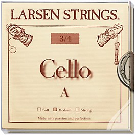 Larsen Strings Original Cello String Set 4/4 Size, Heavy Larsen Strings Original Cello String Set 3/4 Size, Medium