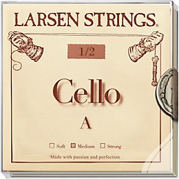Larsen Strings Original Cello String Set 1/2 Size, Medium
