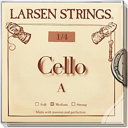 Larsen Strings Original Cello String Set 4/4 Size, Heavy Larsen Strings Original Cello String Set 1/4 Size, Medium