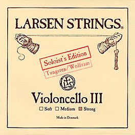 Larsen Strings Soloist Edition Cello G St... Larsen Strings Soloist Edition Cello G String 4/4 Size, Heavy Tungsten, Ball End