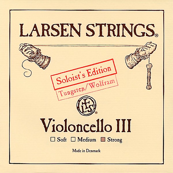 Larsen Strings Soloist Edition Cello G String 4/4 Size, Heavy Tungsten, Ball End
