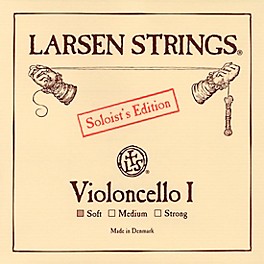 Larsen Strings Soloist Edition Cello A Strin... Larsen Strings Soloist Edition Cello A String 4/4 Size, Light Steel, Ball End