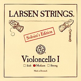 Larsen Strings Soloist Edition Cello A Stri... Larsen Strings Soloist Edition Cello A String 4/4 Size, Medium Steel, Ball End