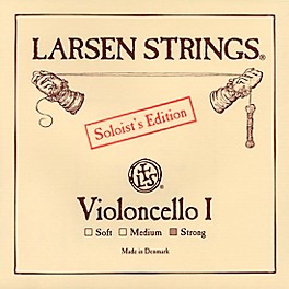 Larsen Strings Soloist Edition Cello A Strin... Larsen Strings Soloist Edition Cello A String 4/4 Size, Heavy Steel, Ball End