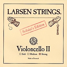 Larsen Strings Soloist Edition Cello D Strin... Larsen Strings Soloist Edition Cello D String 4/4 Size, Heavy Steel, Ball End