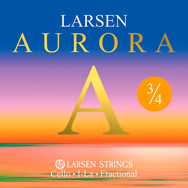 Larsen Strings Aurora Cello A String 3/4 Size, Medium