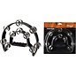 Stagg Cutaway Tambourine With 20 Jingles Black thumbnail