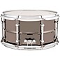 Ludwig Universal Series Black Brass Snare Drum With Chrome Hardware 13 x 7 in.