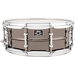 Ludwig Universal Series Black Brass Snare... Ludwig Universal Series Black Brass Snare Drum With Chrome Hardware 14 x 5.5 in.