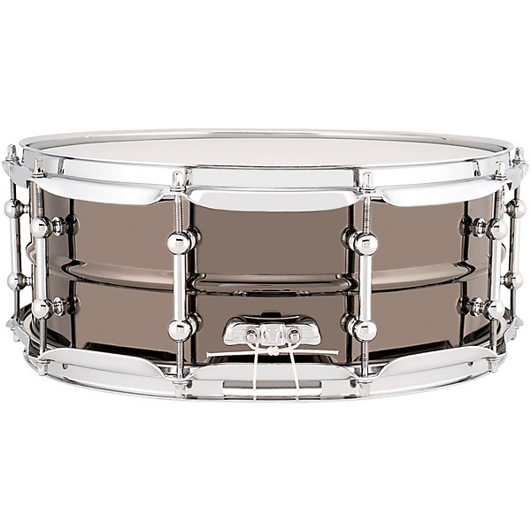 Ludwig Universal Series Black Brass Snare Drum With Chrome Hardware 14 x 5.5 in.