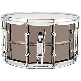 Ludwig Universal Series Black Brass Snare Drum With Chrome Hardware 14 x 8 in.