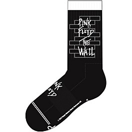 Perri's Pink Floyd The Wall Short Crew Socks Black