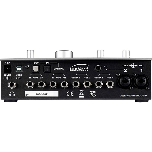 Open Box Audient iD22 Desktop 10x14 USB Audio Interface Level 1