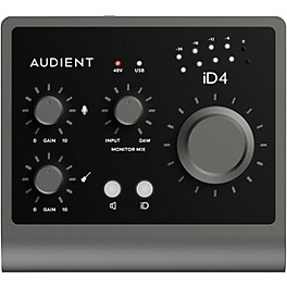 Open Box Audient iD4 MKII Desktop 2x2 USB Type-C Audio Interface Level 1