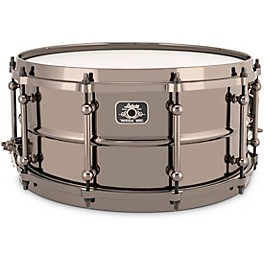 Ludwig Universal Series Black... Ludwig Universal Series Black Brass Snare Drum with Black Nickel Die-Cast Hoops 14 x 6.5 in.