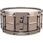 Ludwig Universal Series Black Brass Snare Drum with Black Nickel Die-Cast Hoops 14 x 6.5 in.