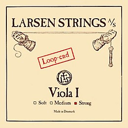 Larsen Strings Original Viola A String 15 to 16-1/2 in., Heavy Steel, Loop End