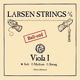 Larsen Strings Original Viola A String 15 to 16-1/2 in., Light Steel, Ball End