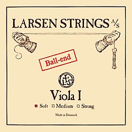 Larsen Strings Original Viola A String 15 t... Larsen Strings Original Viola A String 15 to 16-1/2 in., Light Steel, Ball End