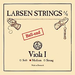 Larsen Strings Original Viola A String 15 to 16-1/2 in., Medium Steel, Ball End