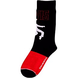 Perri's Dancing Elvis Crew Socks Black