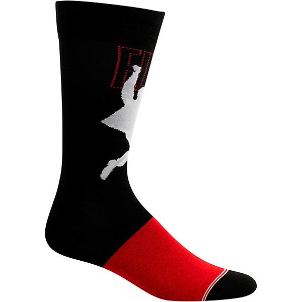 Perri's Dancing Elvis Crew Socks Black | Guitar Center