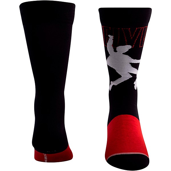 Perri's Dancing Elvis Crew Socks Black