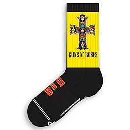 Perri's Guns N' Roses Appetite For Destructio... Perri's Guns N' Roses Appetite For Destruction Short Crew Socks Black/Yellow