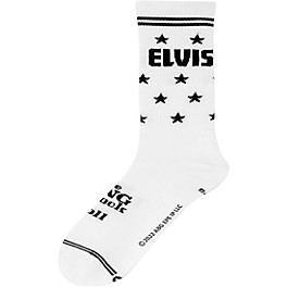 Perri's Elvis "The King" Crew Socks Black/White Perri's Elvis "The King" Crew Socks White/Black