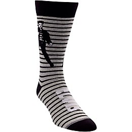 Perri's Elvis Jailhouse Rock Crew Socks Black/White/Grey