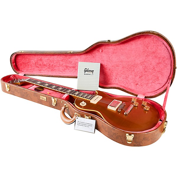 Gibson Custom M2M Murphy Lab Fifty-Five Les Paul Standard Ultra Light Aged Electric Guitar Double Gold