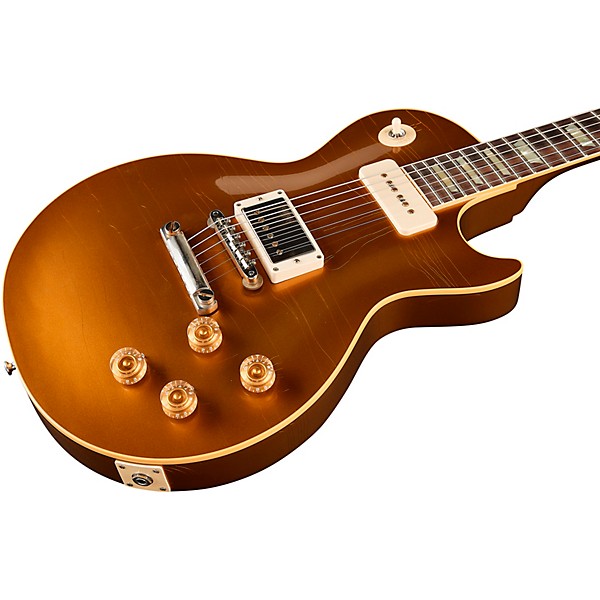 Gibson Custom M2M Murphy Lab Fifty-Five Les Paul Standard Ultra Light Aged Electric Guitar Double Gold