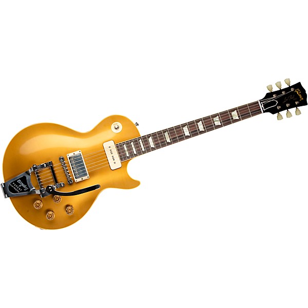 Gibson Custom M2M Murphy Lab Fifty-Five Les Paul Standard Bigsby Ultra Light Aged Electric Guitar Double Gold