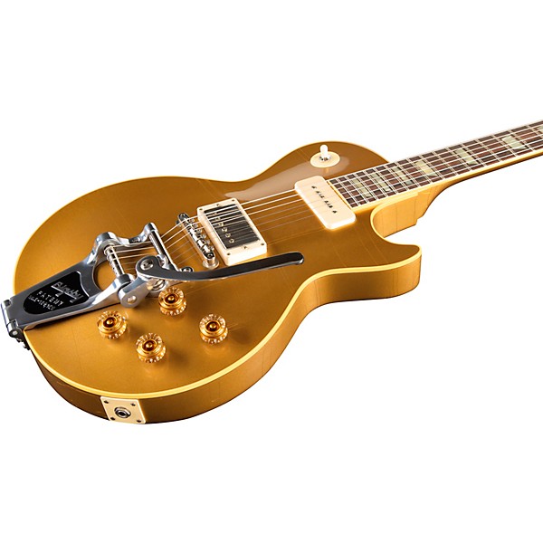 Gibson Custom M2M Murphy Lab Fifty-Five Les Paul Standard Bigsby Ultra Light Aged Electric Guitar Double Gold