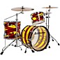 Ludwig Vistalite 50th Anniversary Fab 3-Piece Shell Pack With 22" Bass Drum Red/Yellow/Red thumbnail