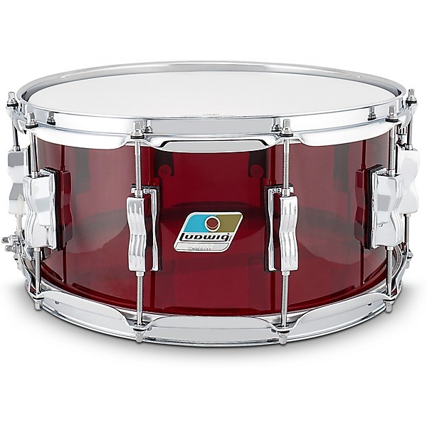 Ludwig Vistalite 50th Anniversary Snare Drum 14 x 6.5 in. Red