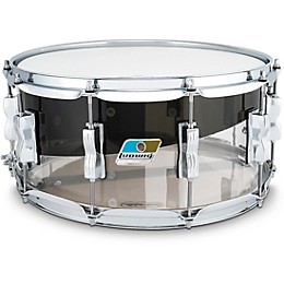 Ludwig Vistalite 50th Anniversary Snare Drum 14 x 6.5 in. Smoke/Clear